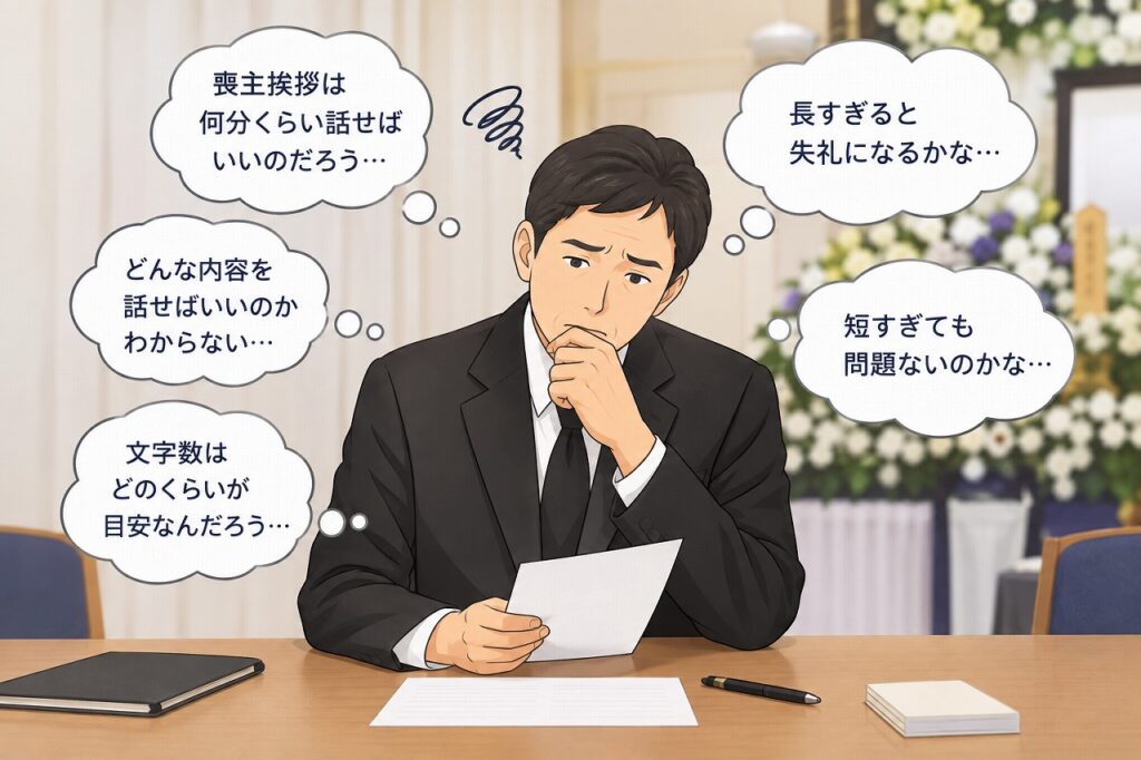 喪主挨拶