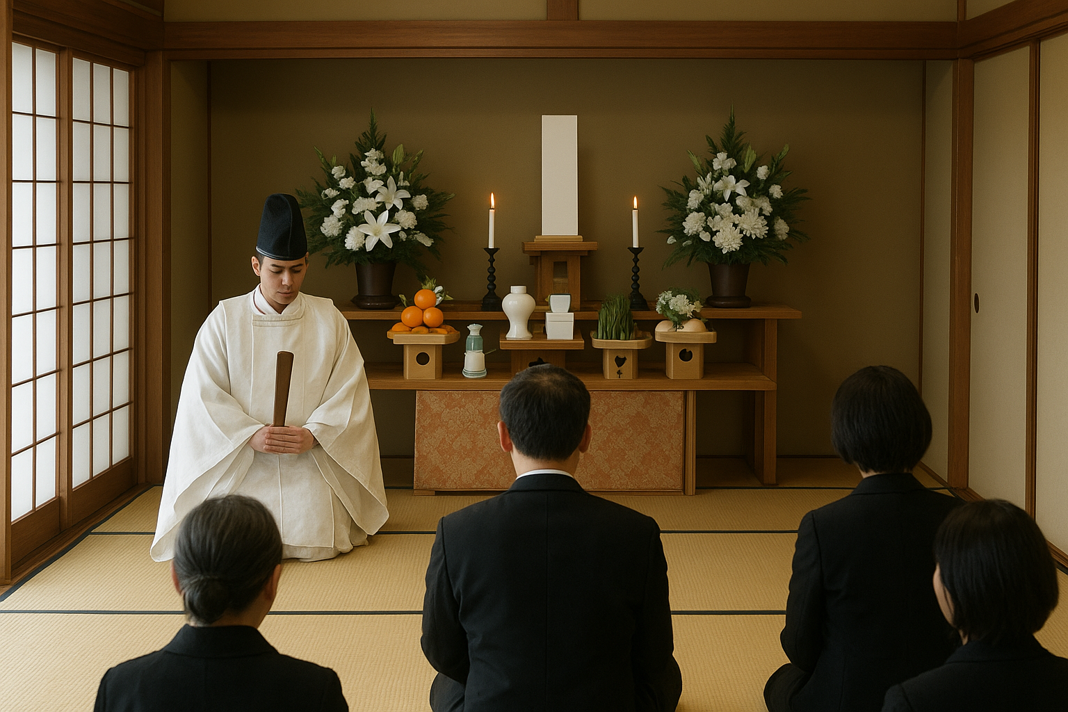 神道(神式)の葬儀(葬場祭)挨拶 | 葬儀挨拶代筆店